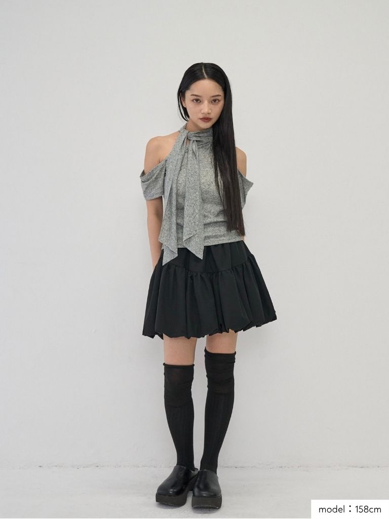 drape off shoulder tops