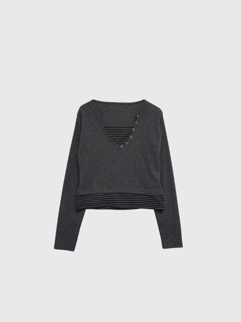 border layered snap tops