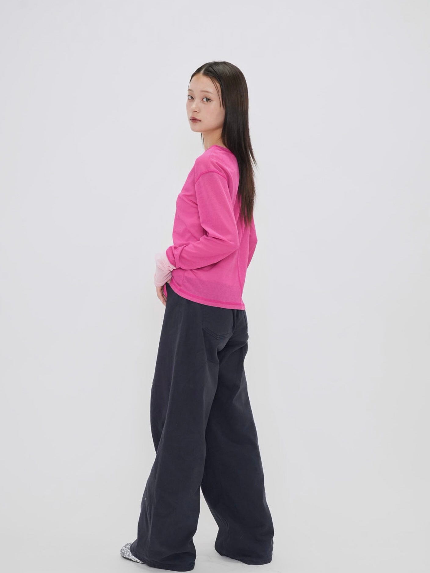 bicolor see through t