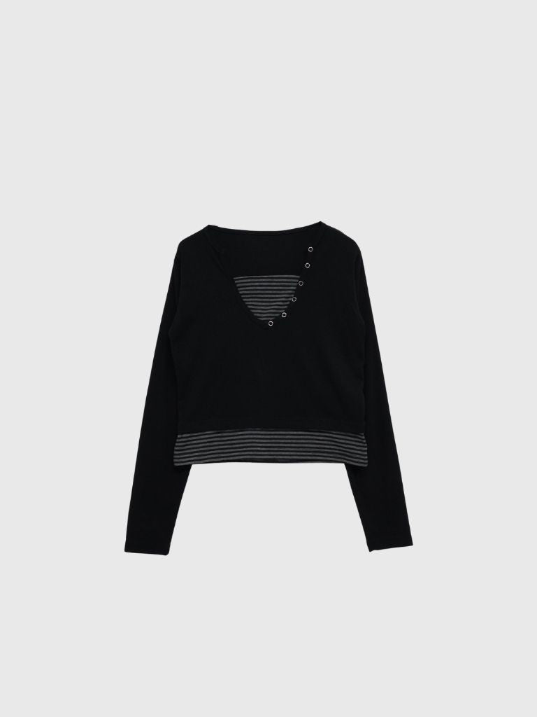 border layered snap tops