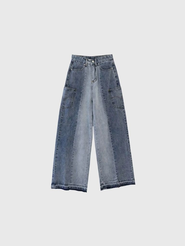 two tone denim