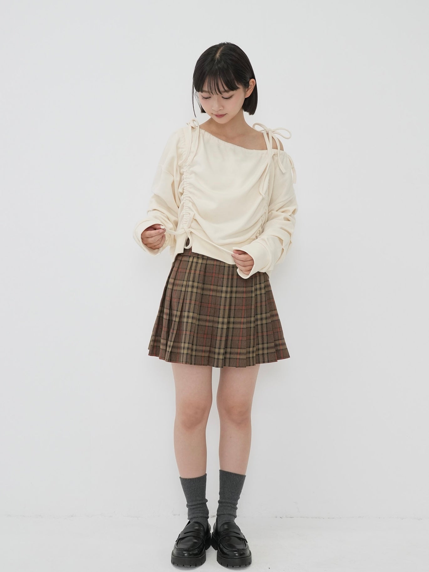 ribbon off shoulder tops