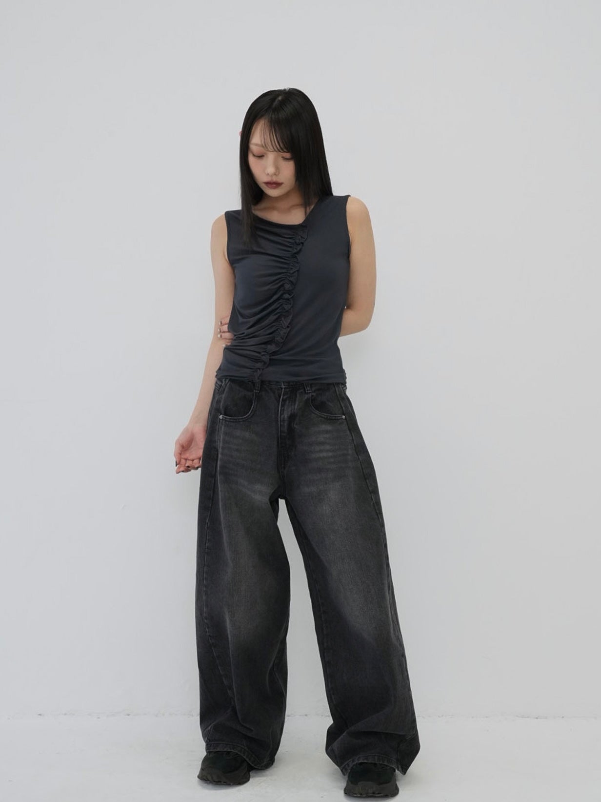 wide cut denim