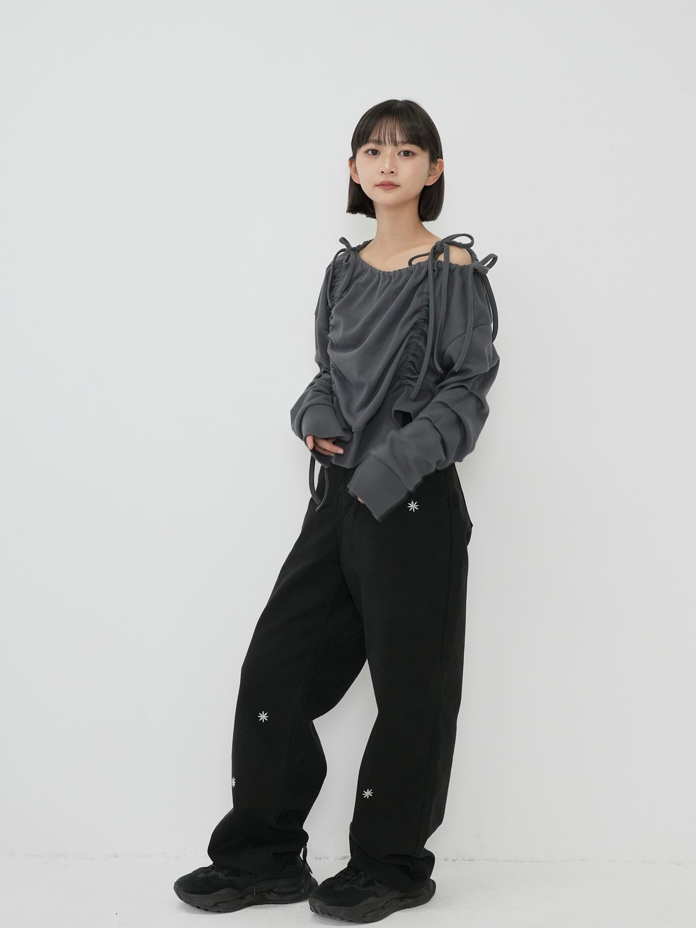 ribbon off shoulder tops