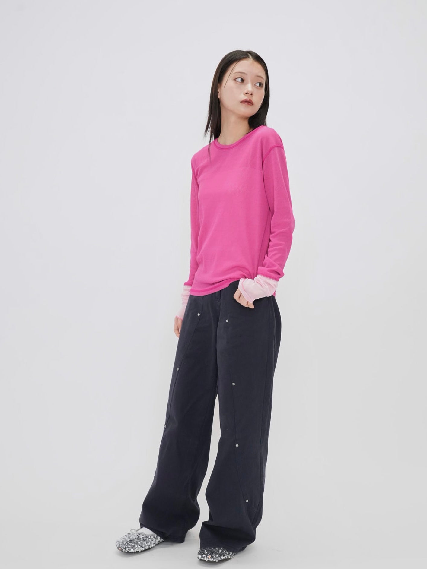 bicolor see through t