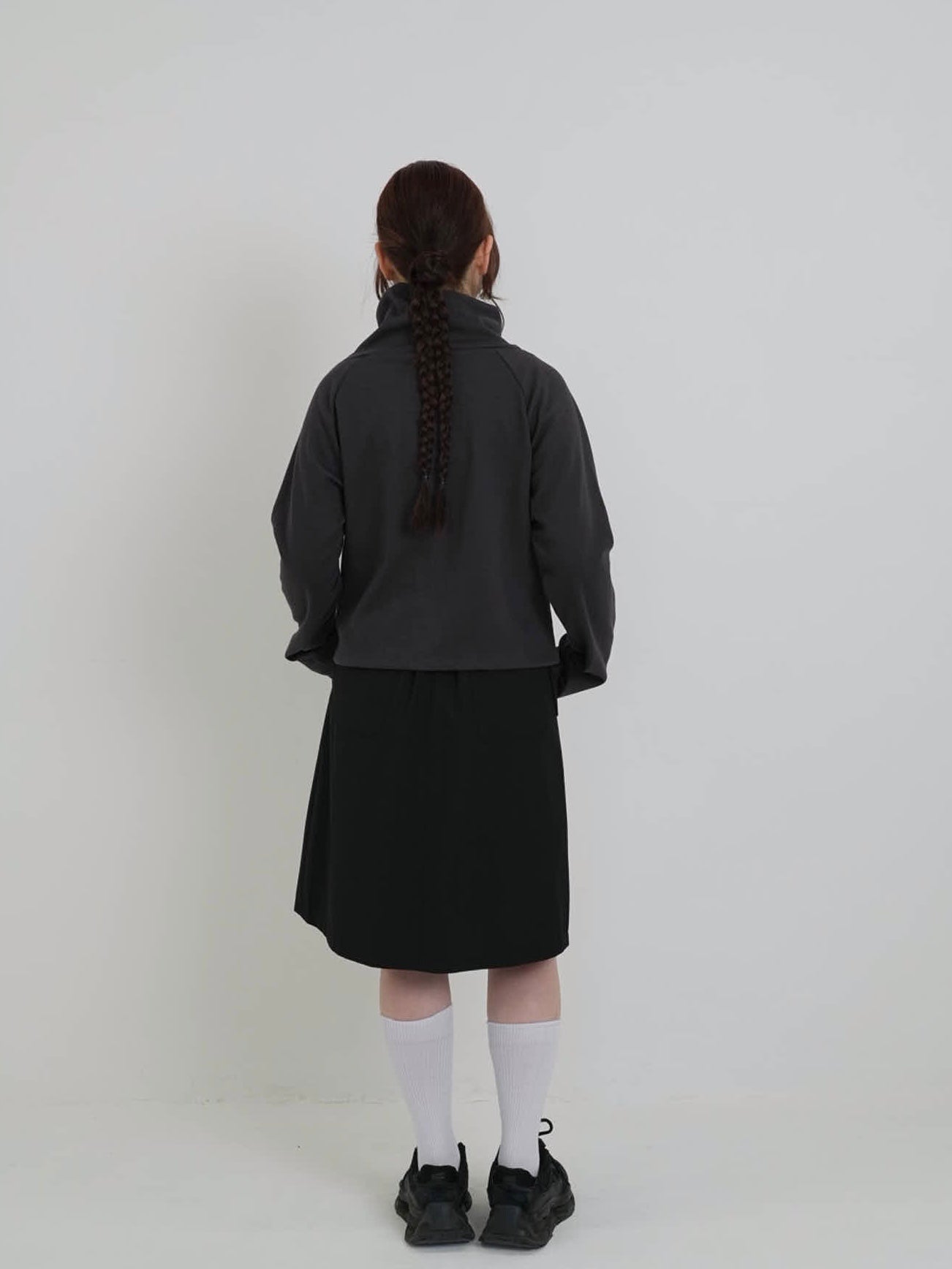 minimal double button cardigan