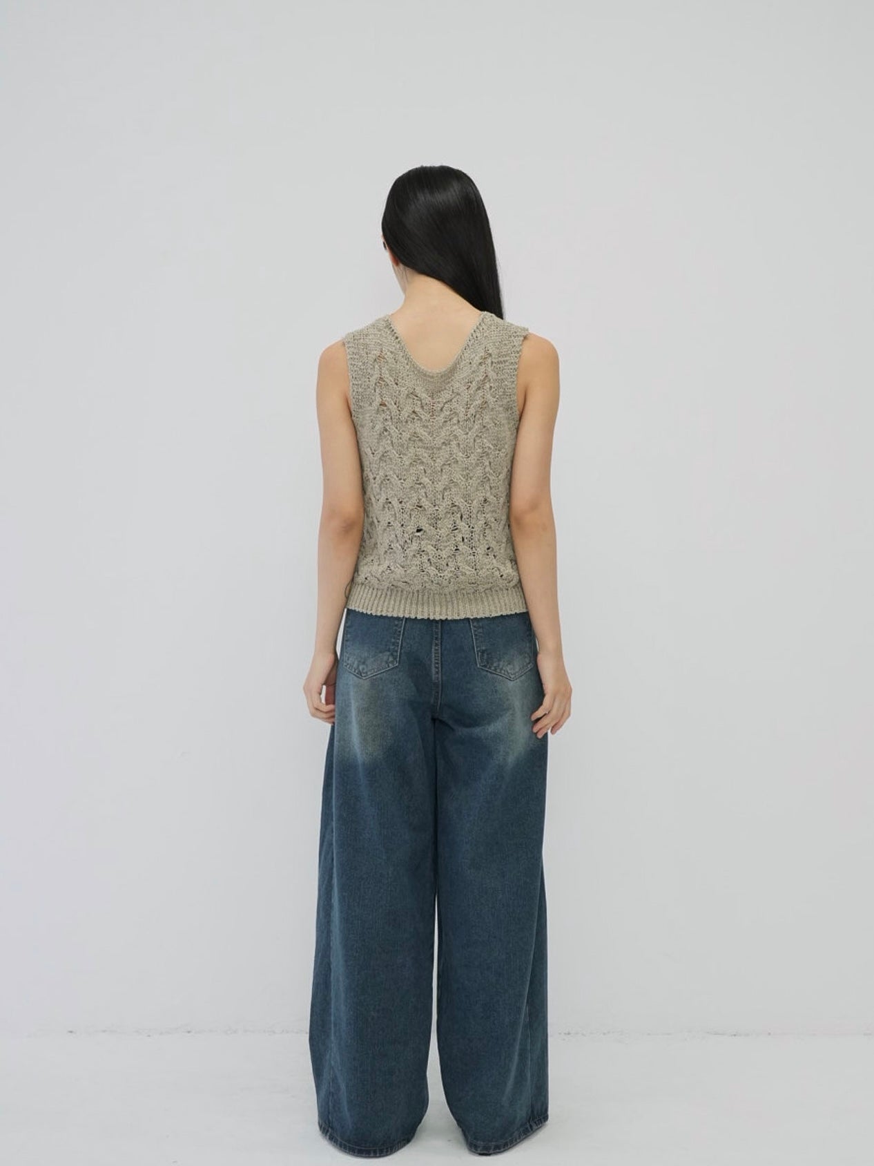 wide cut denim