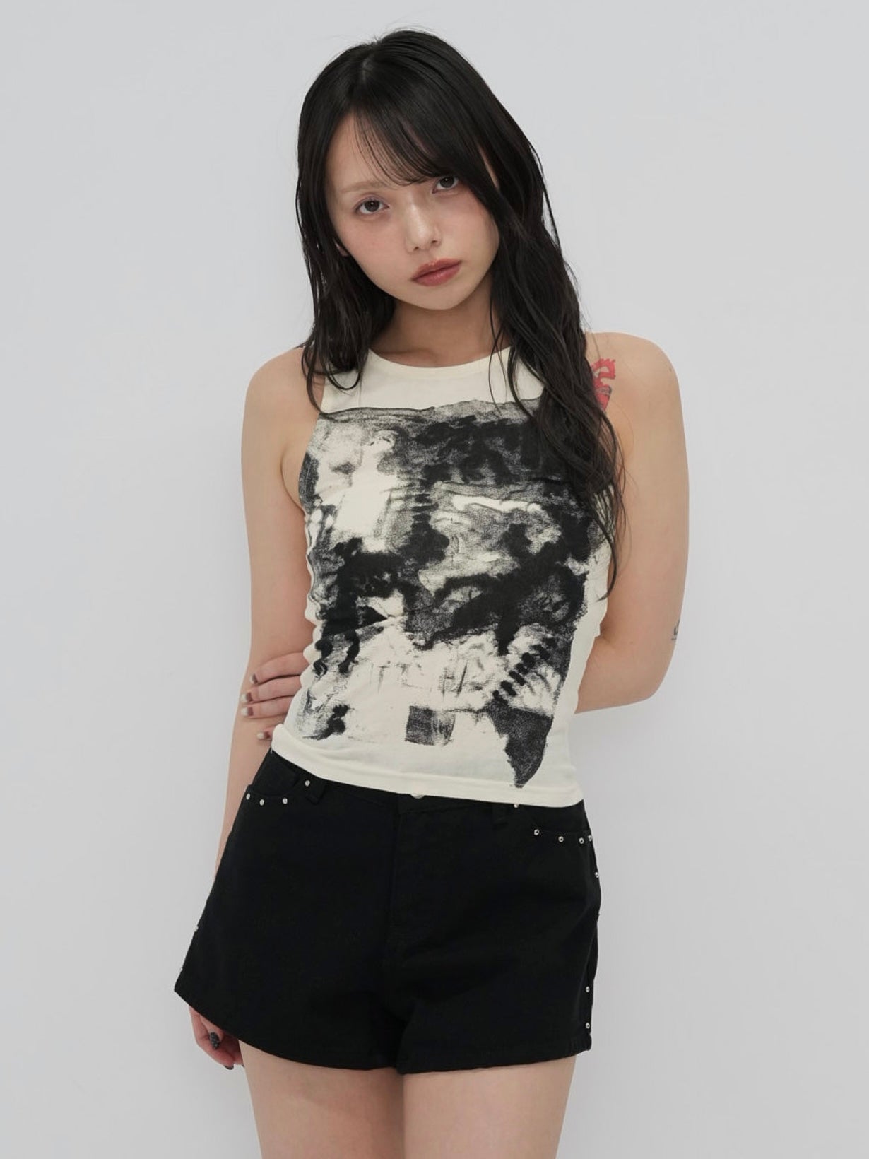 art print tank top
