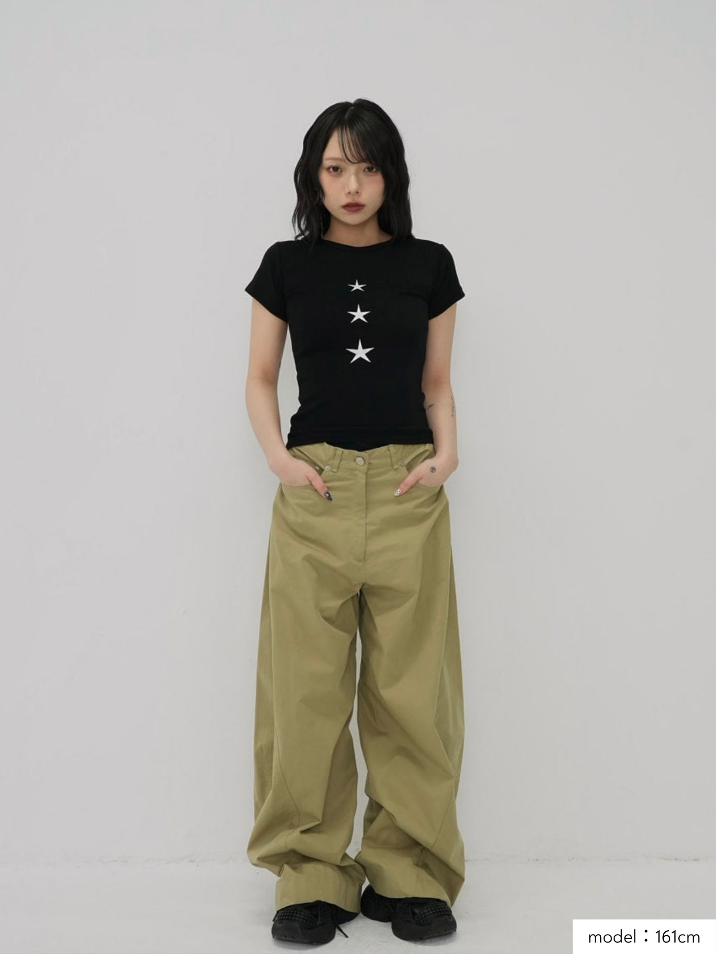 vertical star print tops