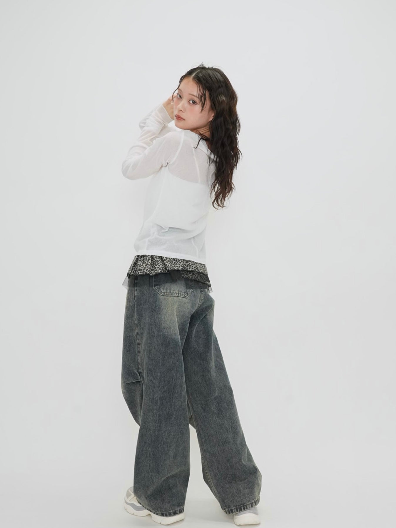 bicolor see through t