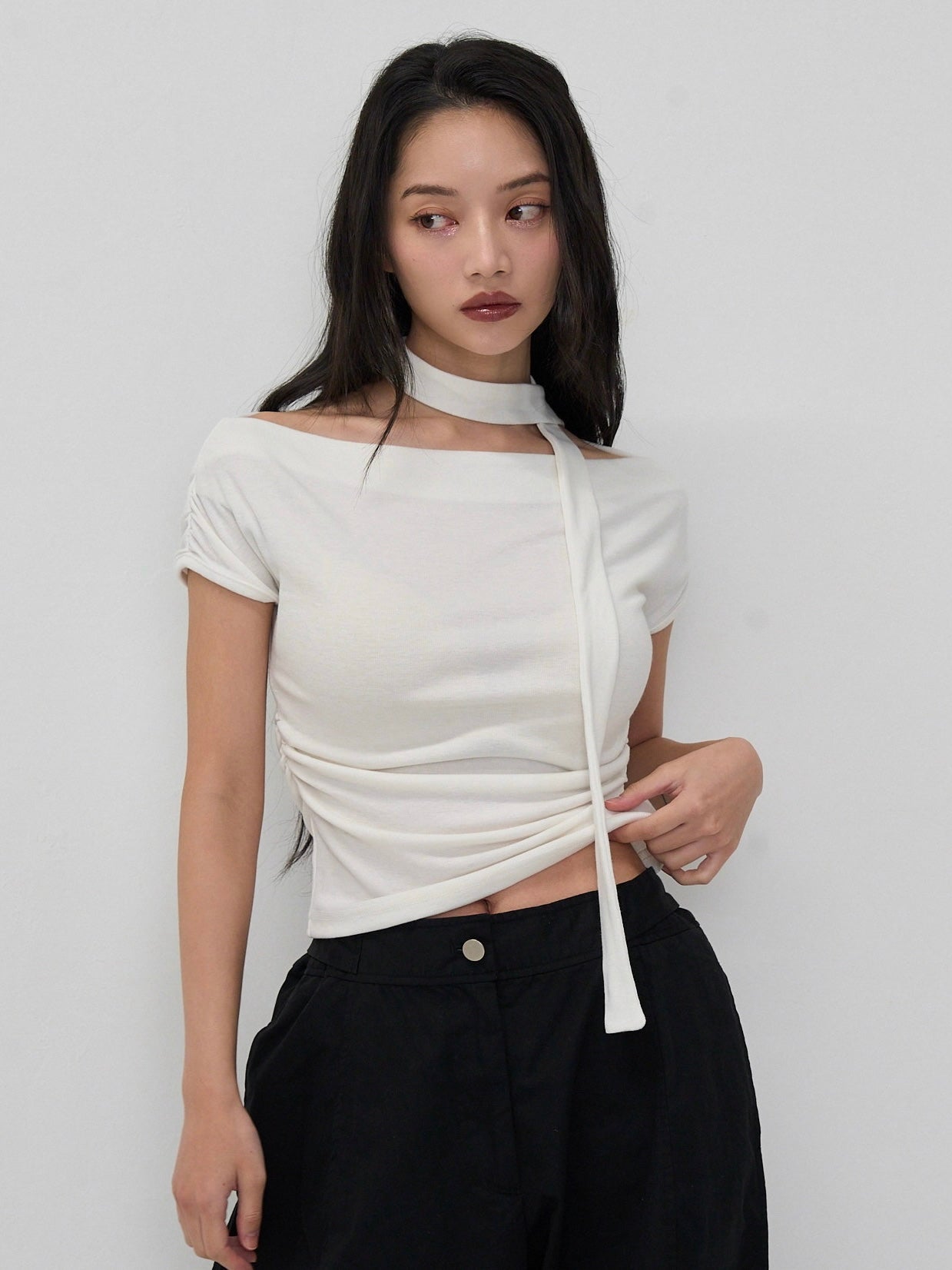 drape tie tops