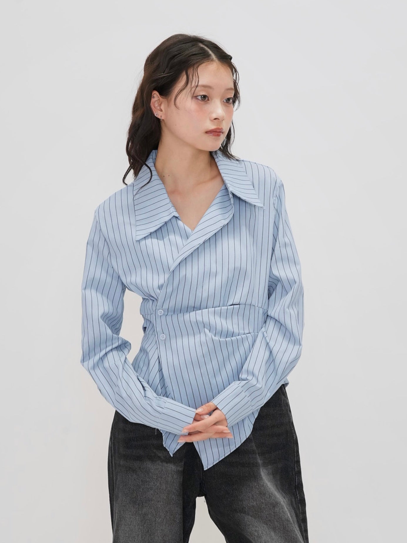 wrap ribbon shirt