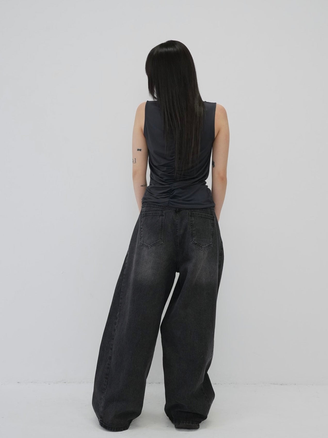ruched drape tops