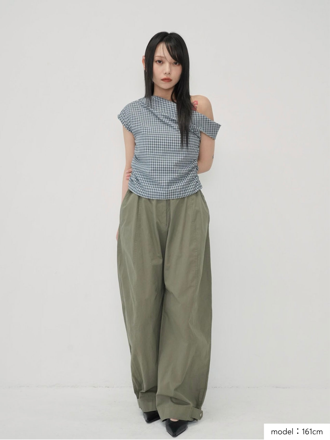 adjust button balloon pants