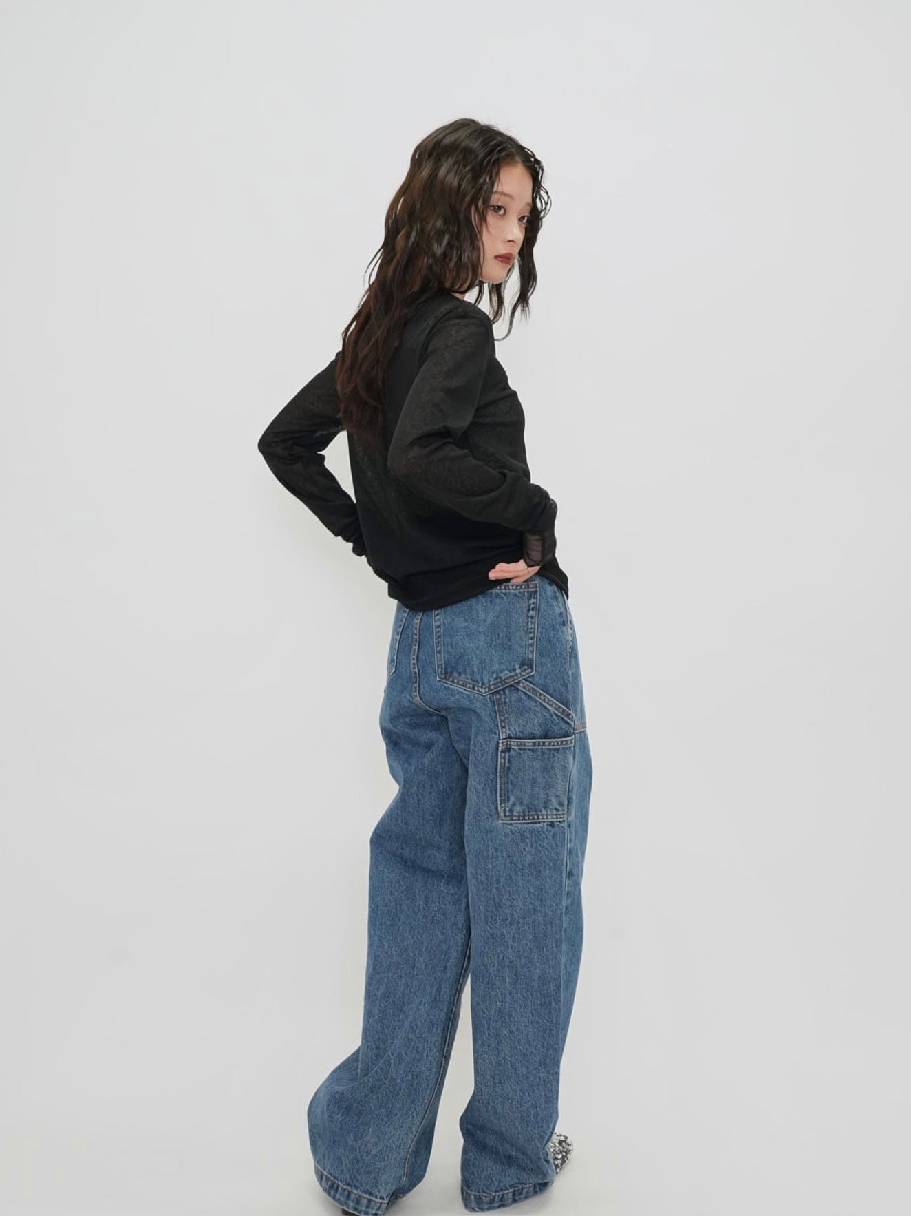 bicolor see through t