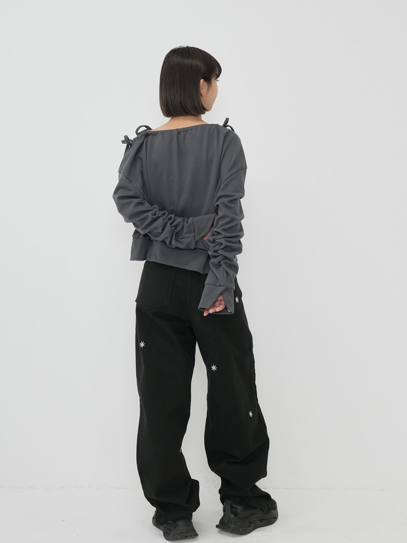 ribbon off shoulder tops