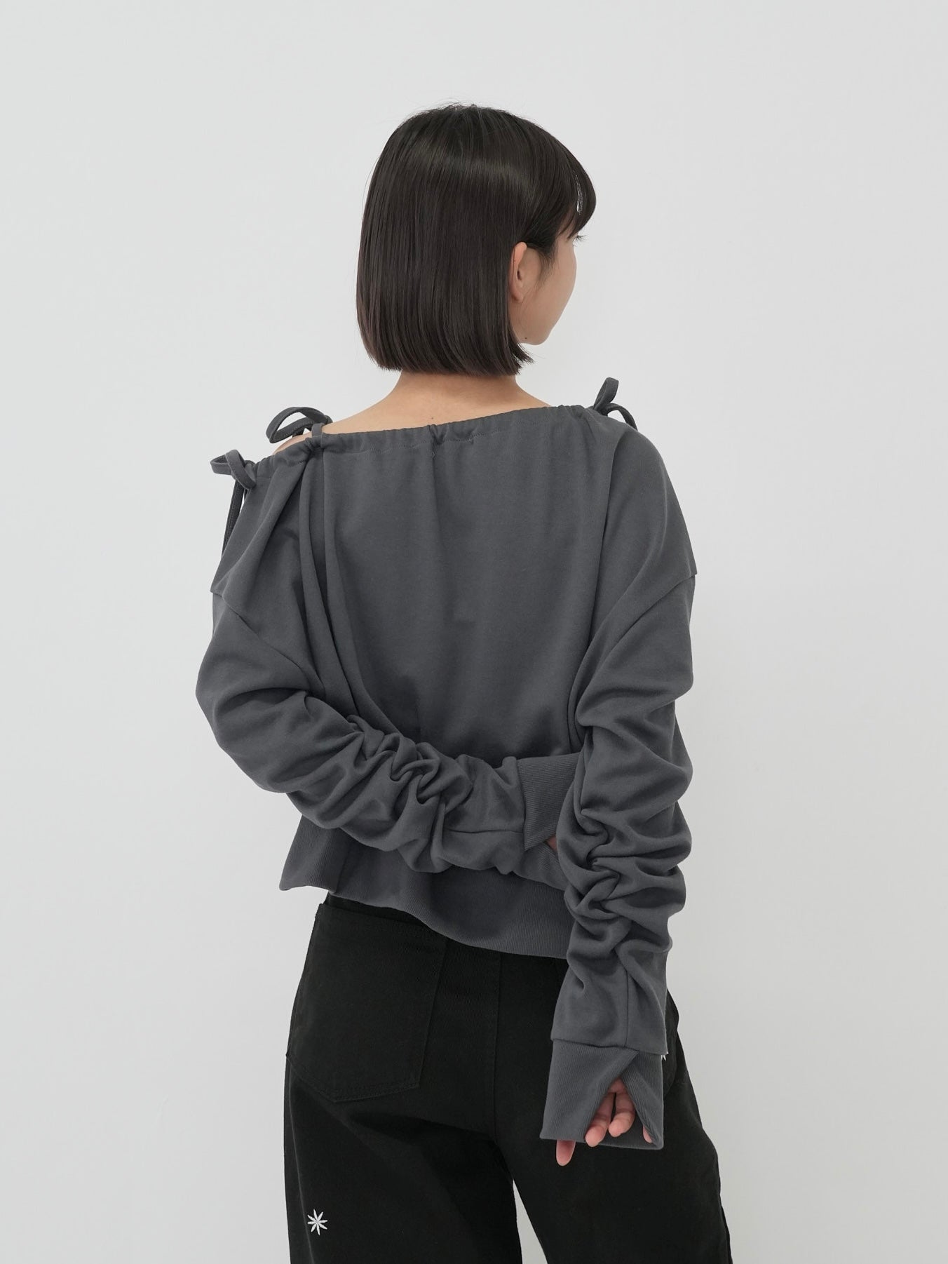 ribbon off shoulder tops