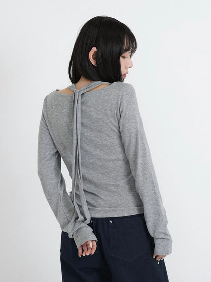 halter drape tops