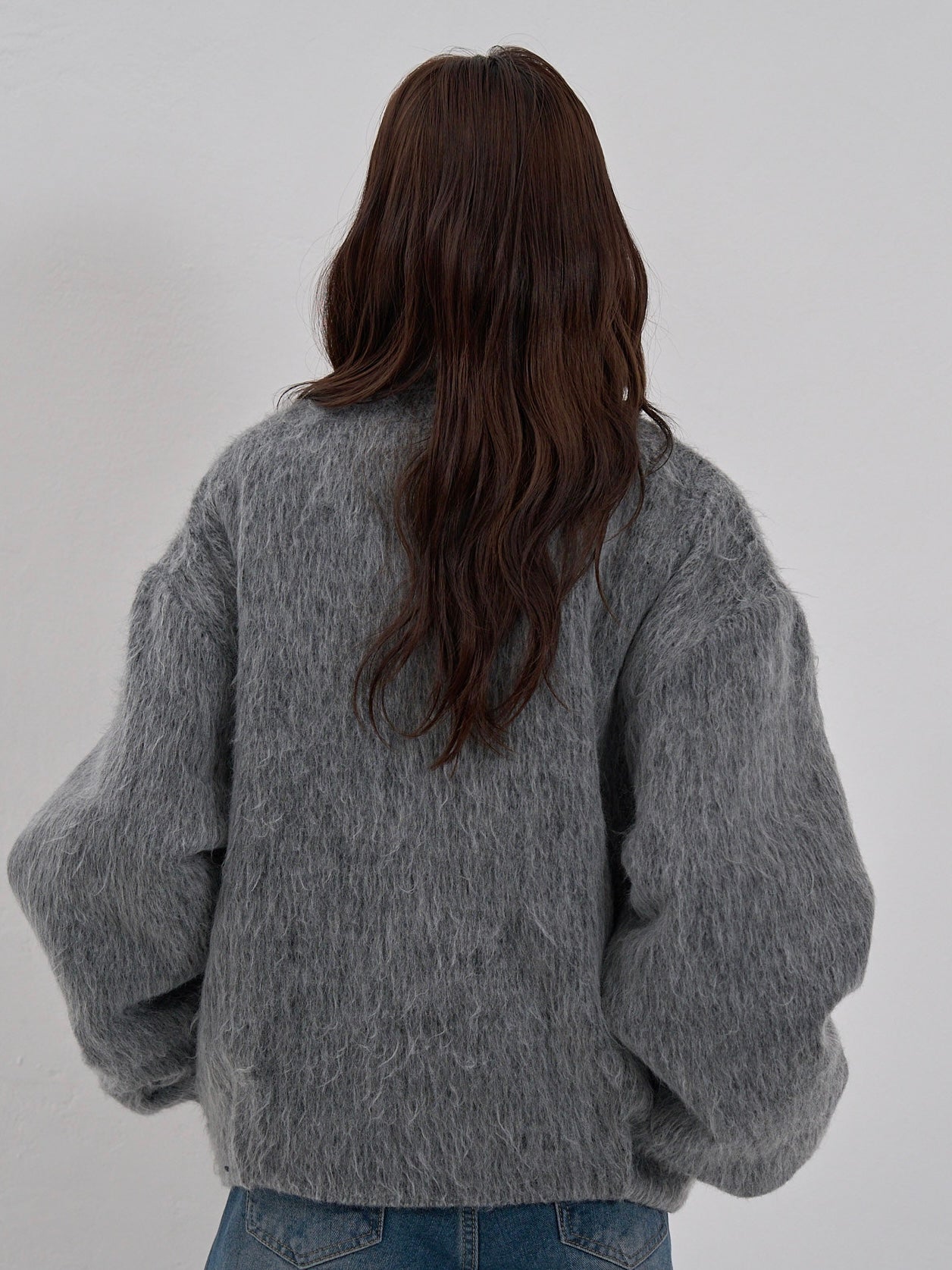 mohair tuck blouson – enewdnina