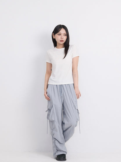 volume drawstring cargo pants