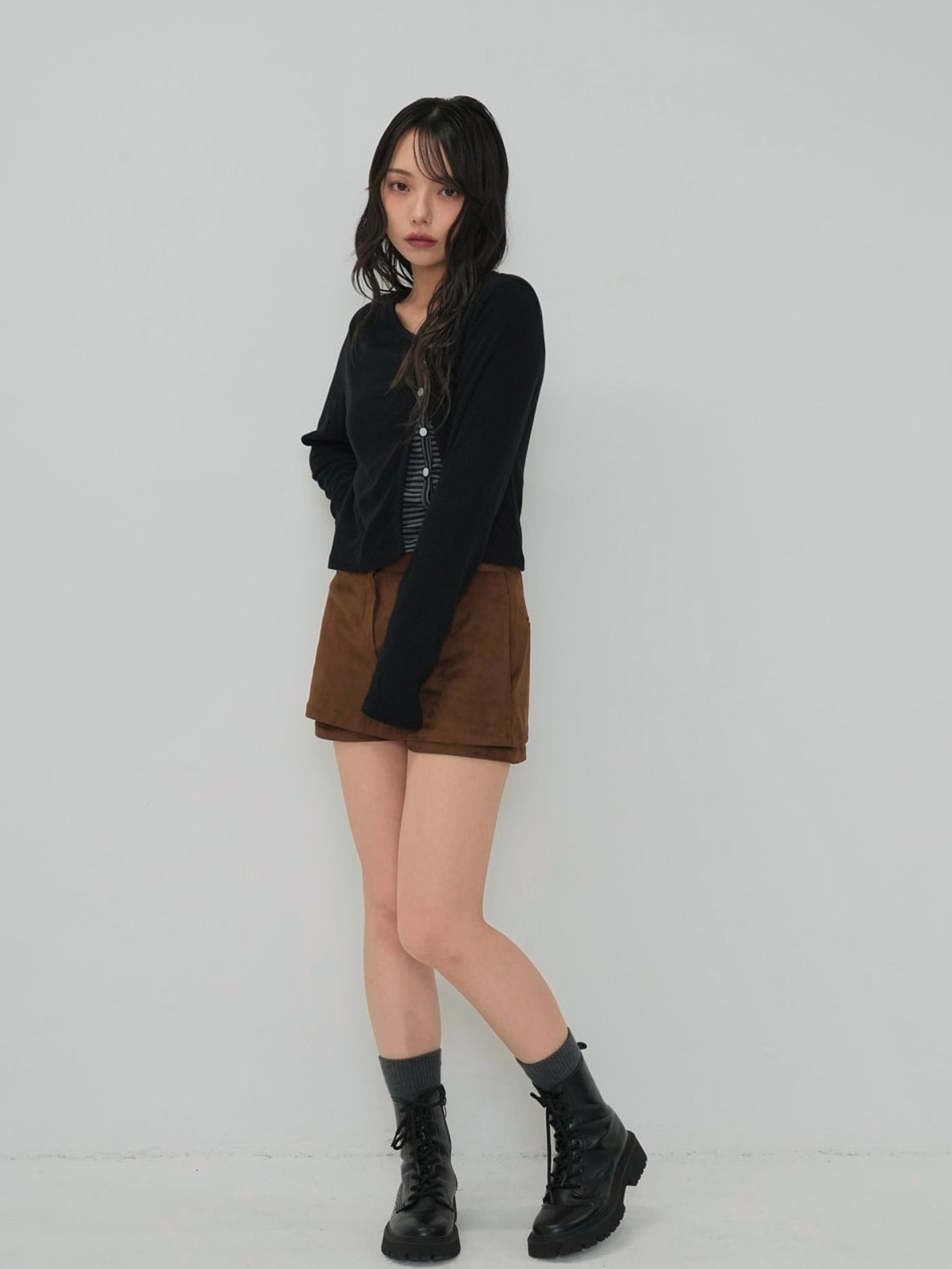 border peek cardigan