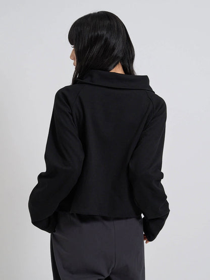 minimal double button cardigan