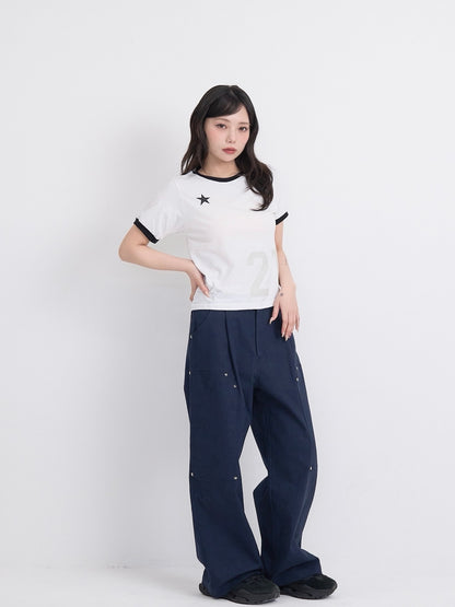 27 star ringer tops