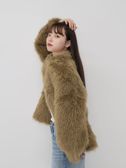 faux fur coat