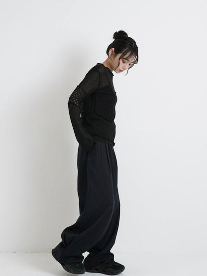 airy open summer knit tops
