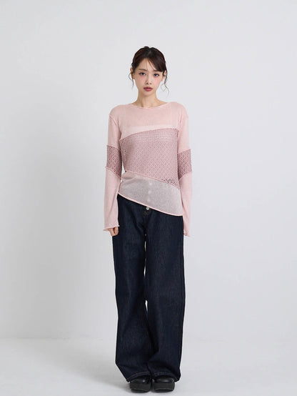 airy open summer knit tops