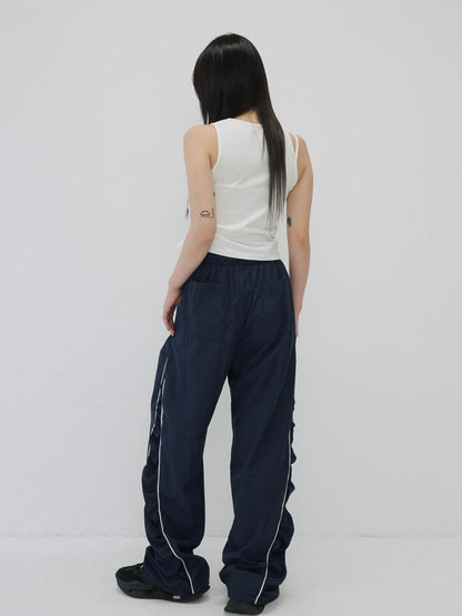 one side draw tops