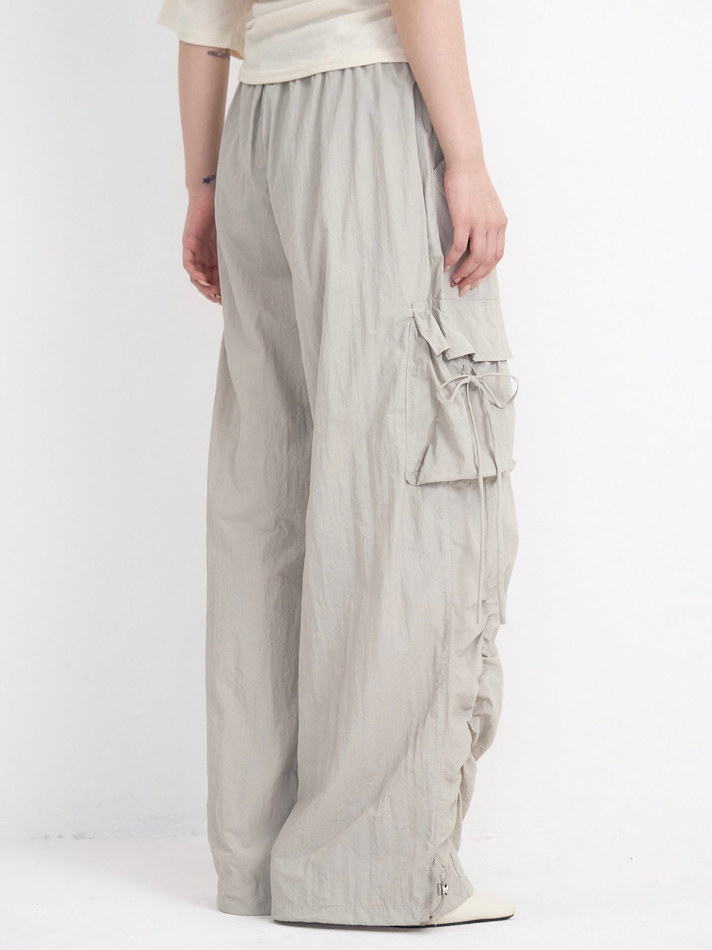 volume drawstring cargo pants