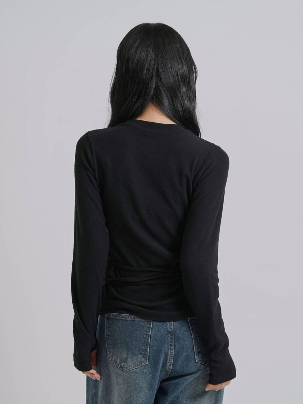 layered border wrap ribbon tops