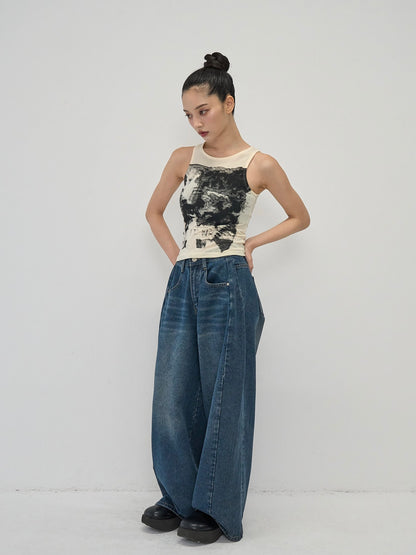 art print tank top