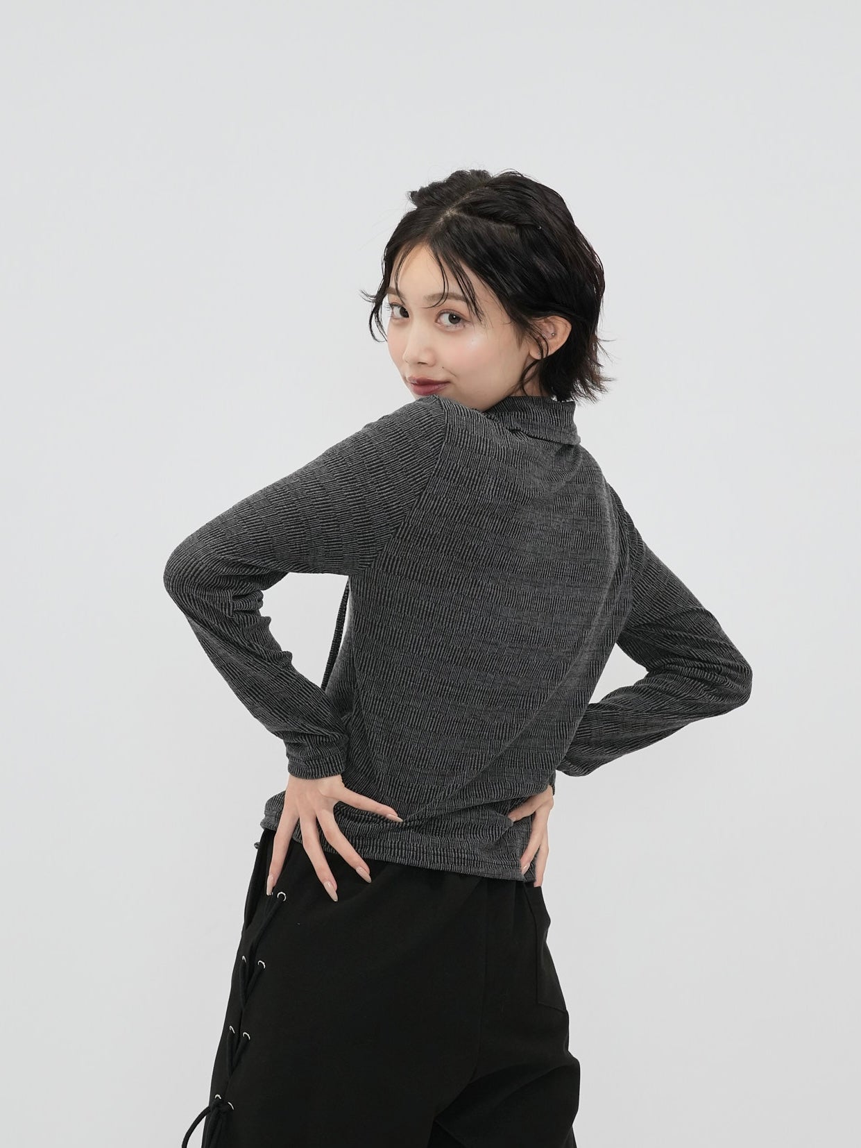lace up collar tops – enewdnina