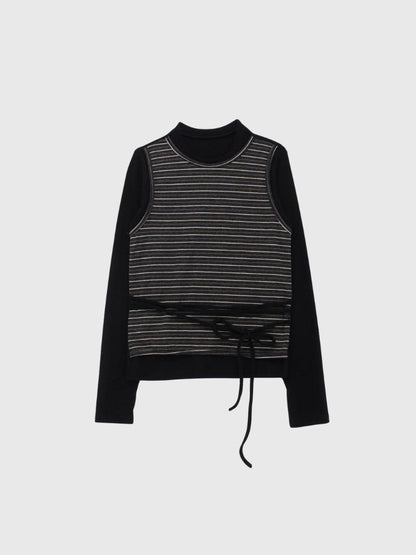 layered border wrap ribbon tops