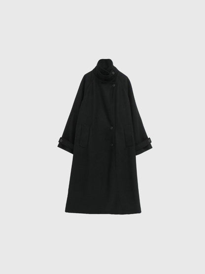 standcollar wool coat