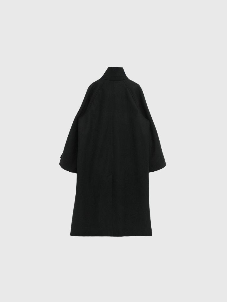 standcollar wool coat