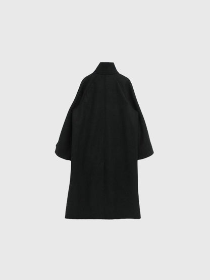 standcollar wool coat