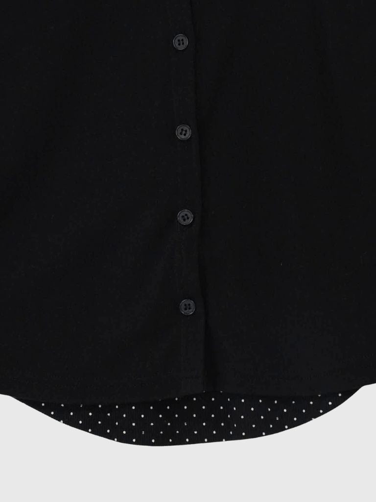 dot inner layered cardigan