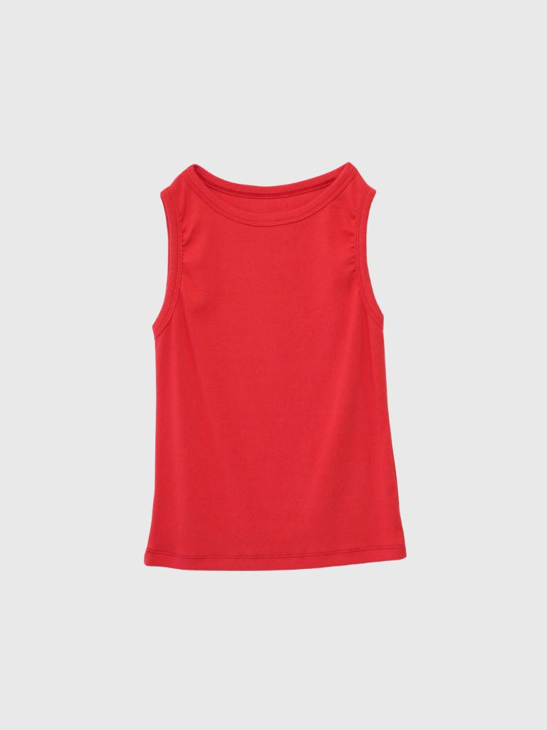 color rib tank top