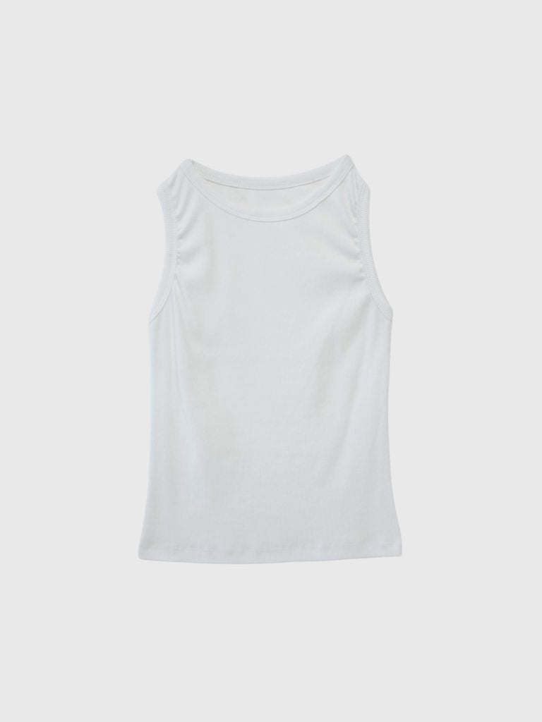 color rib tank top