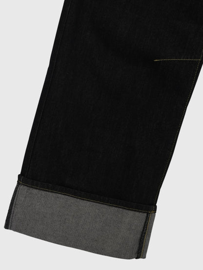 loose wide denim pants