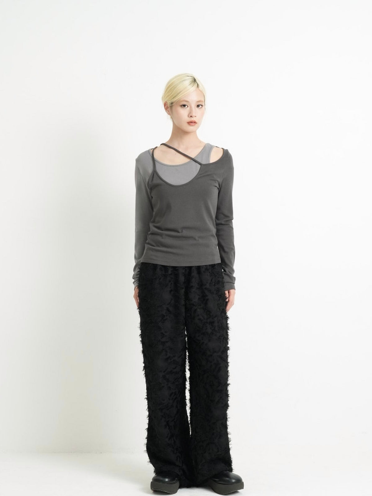 shaggy volume pants