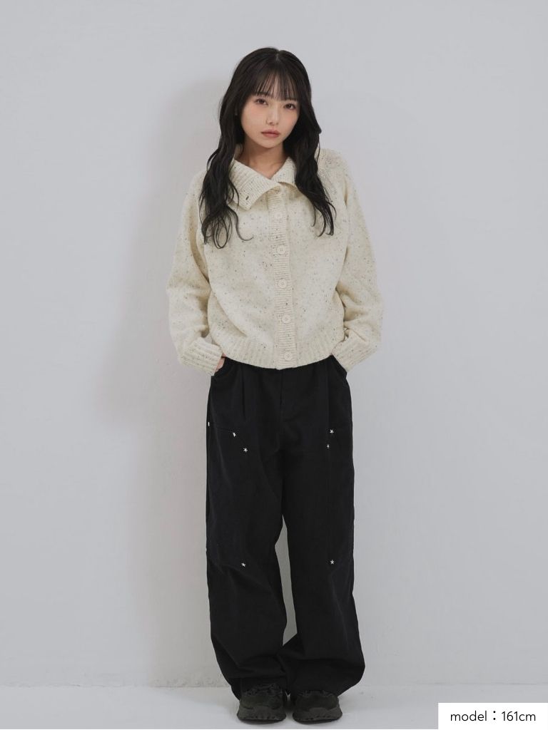 nep high neck cardigan