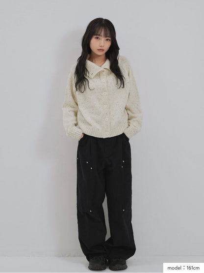 nep high neck cardigan