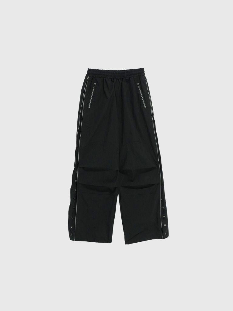 side zip eyelet pants