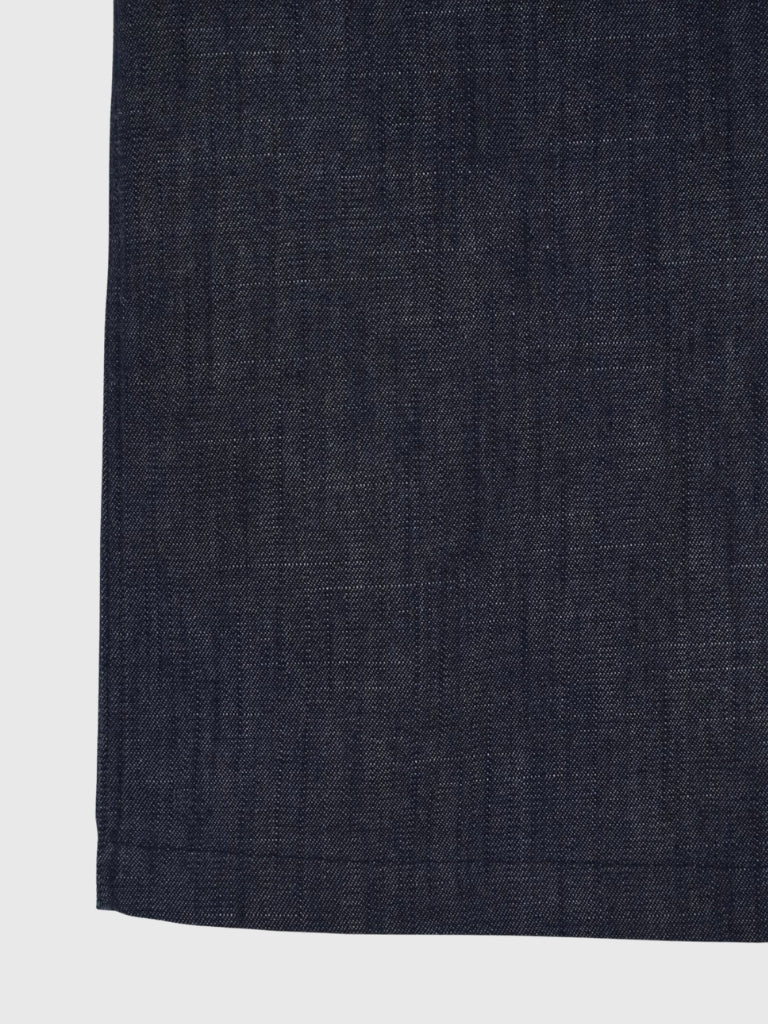 cropped stud denim shirt