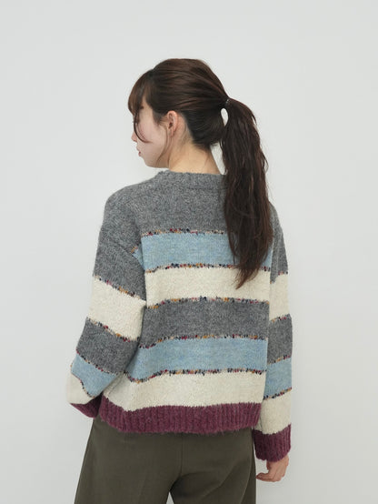 multi border knit