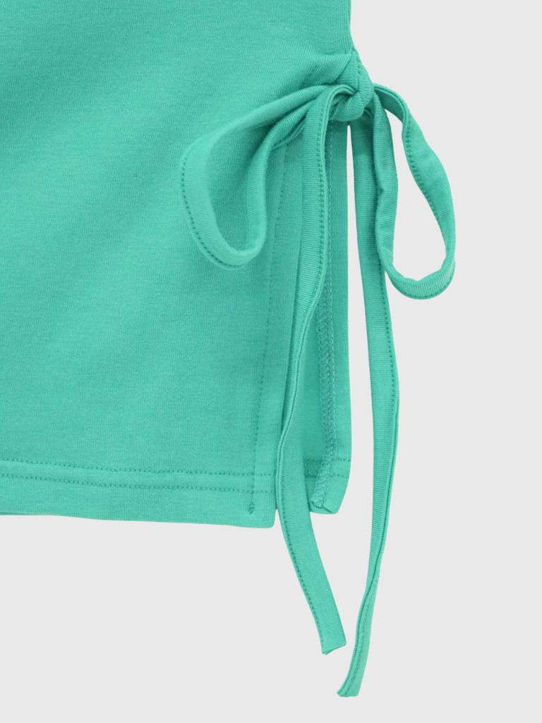 rhinestone motif slit tops